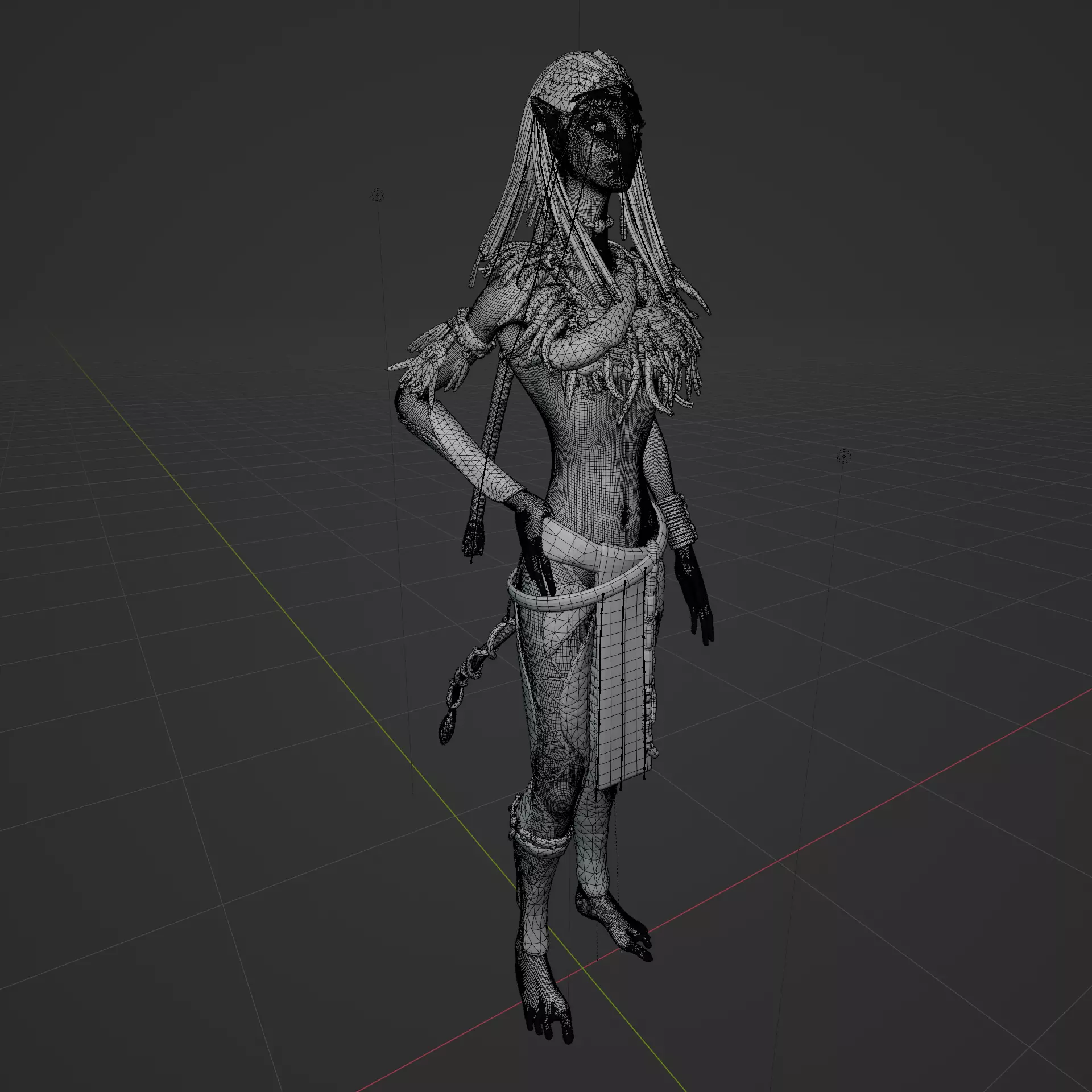 Avatar Female 3D print model_1