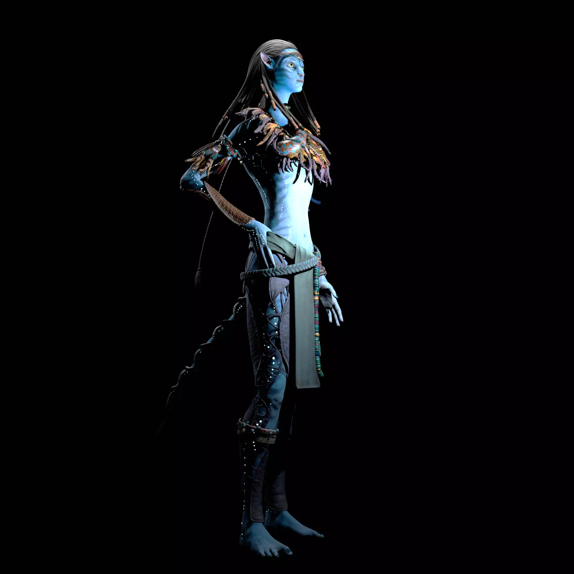 Avatar Female 3D print model_5
