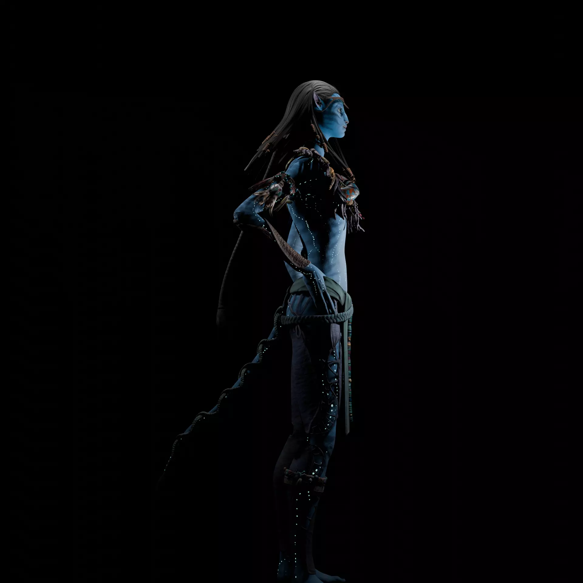 Avatar Female 3D print model_4