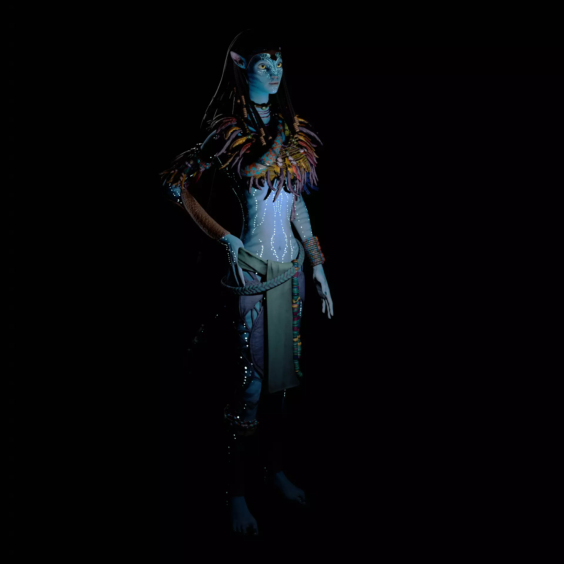 Avatar Female 3D print model_2