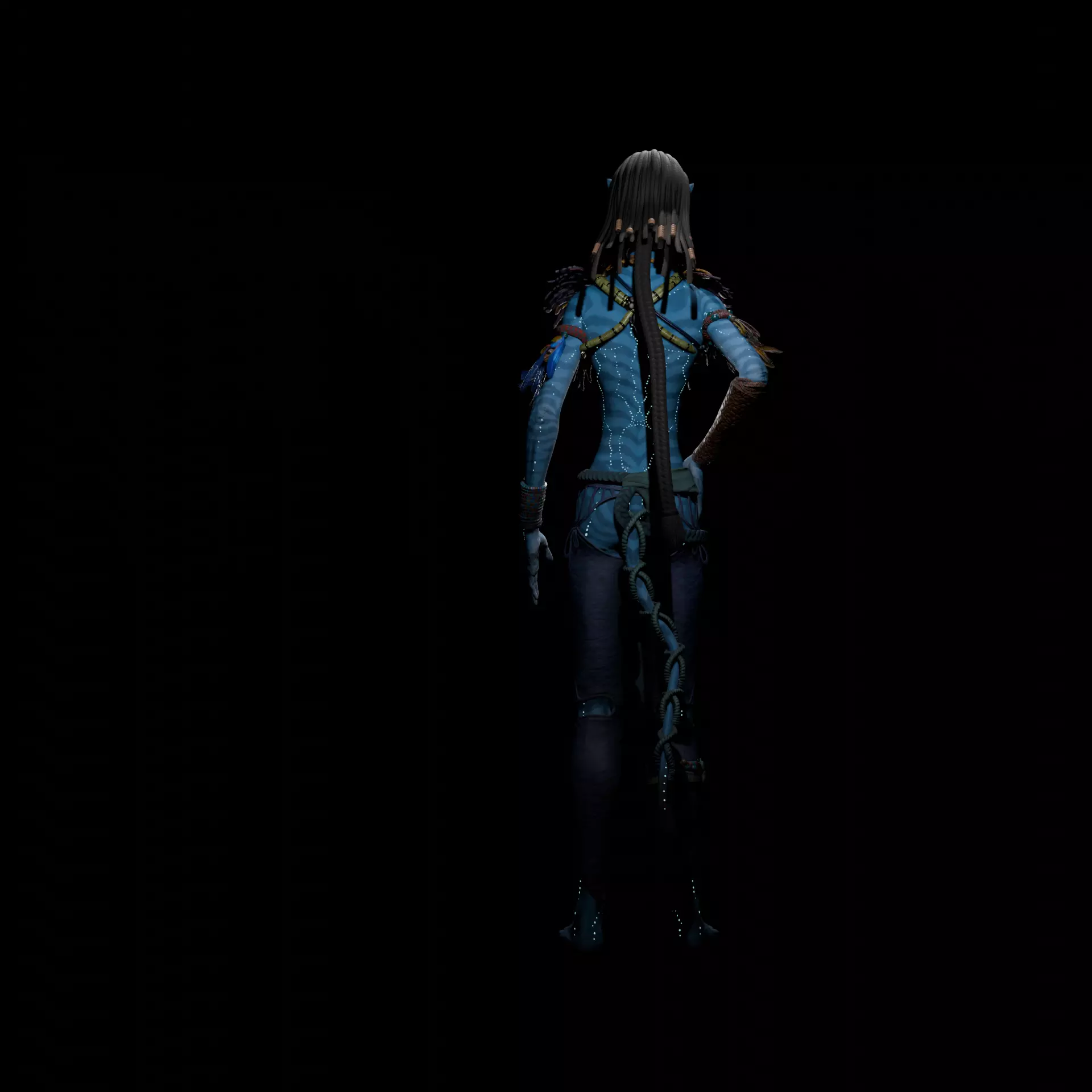 Avatar Female 3D print model_11