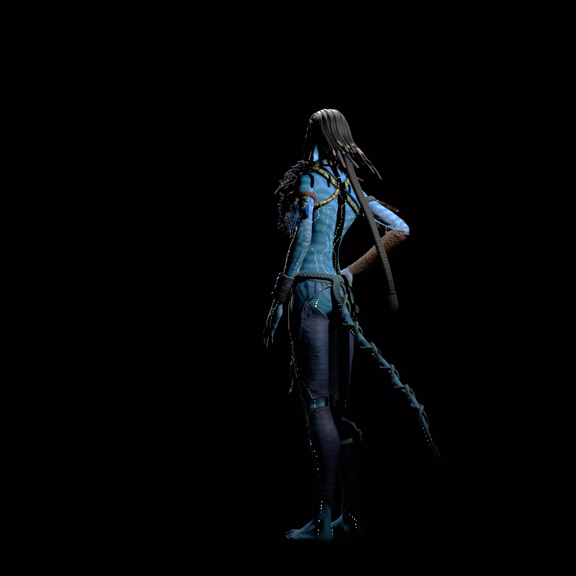 Avatar Female 3D print model_10