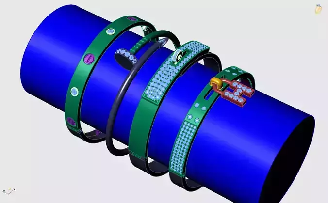 4 Bracelets top modeling 