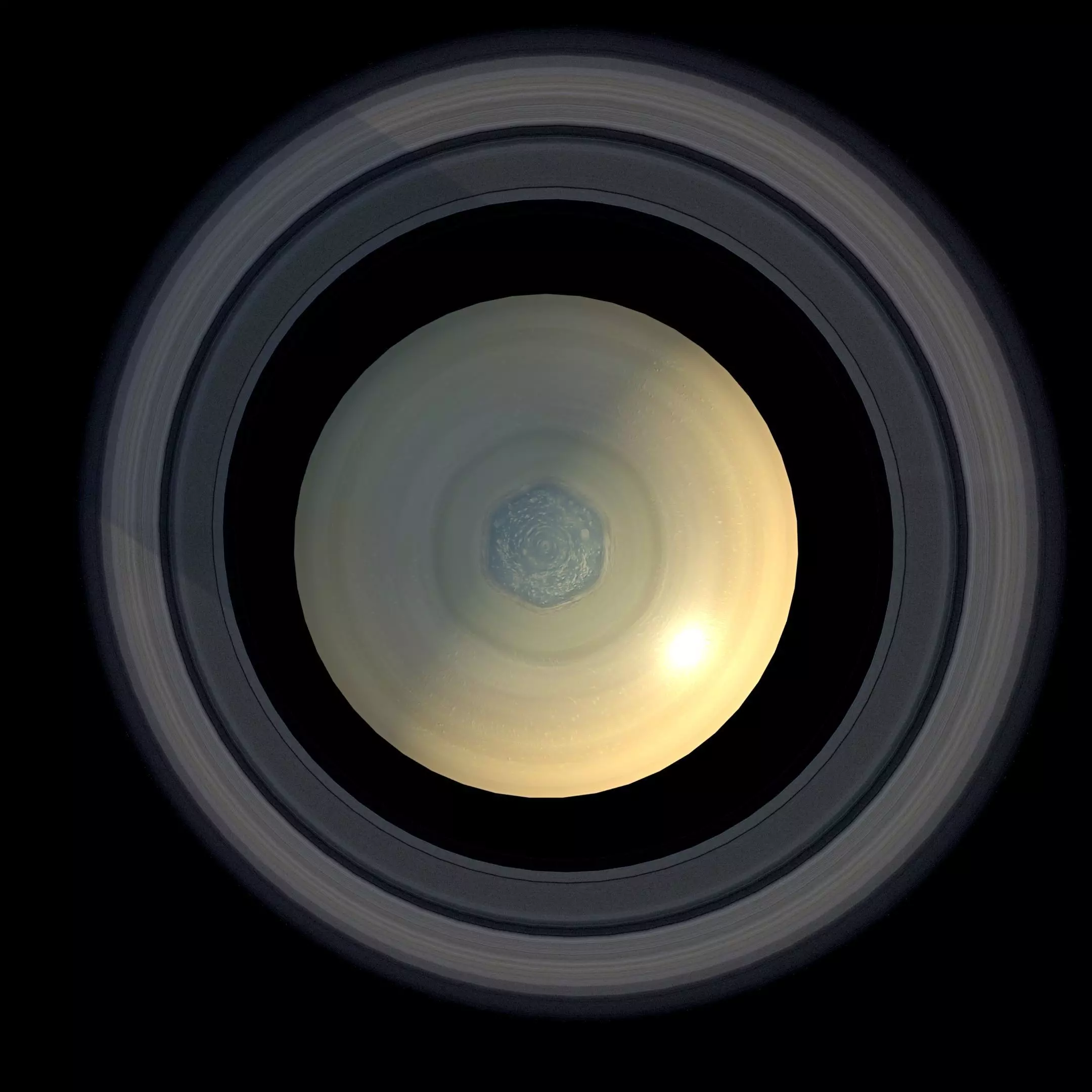 Planet Saturn PBR 4K 3D model_4