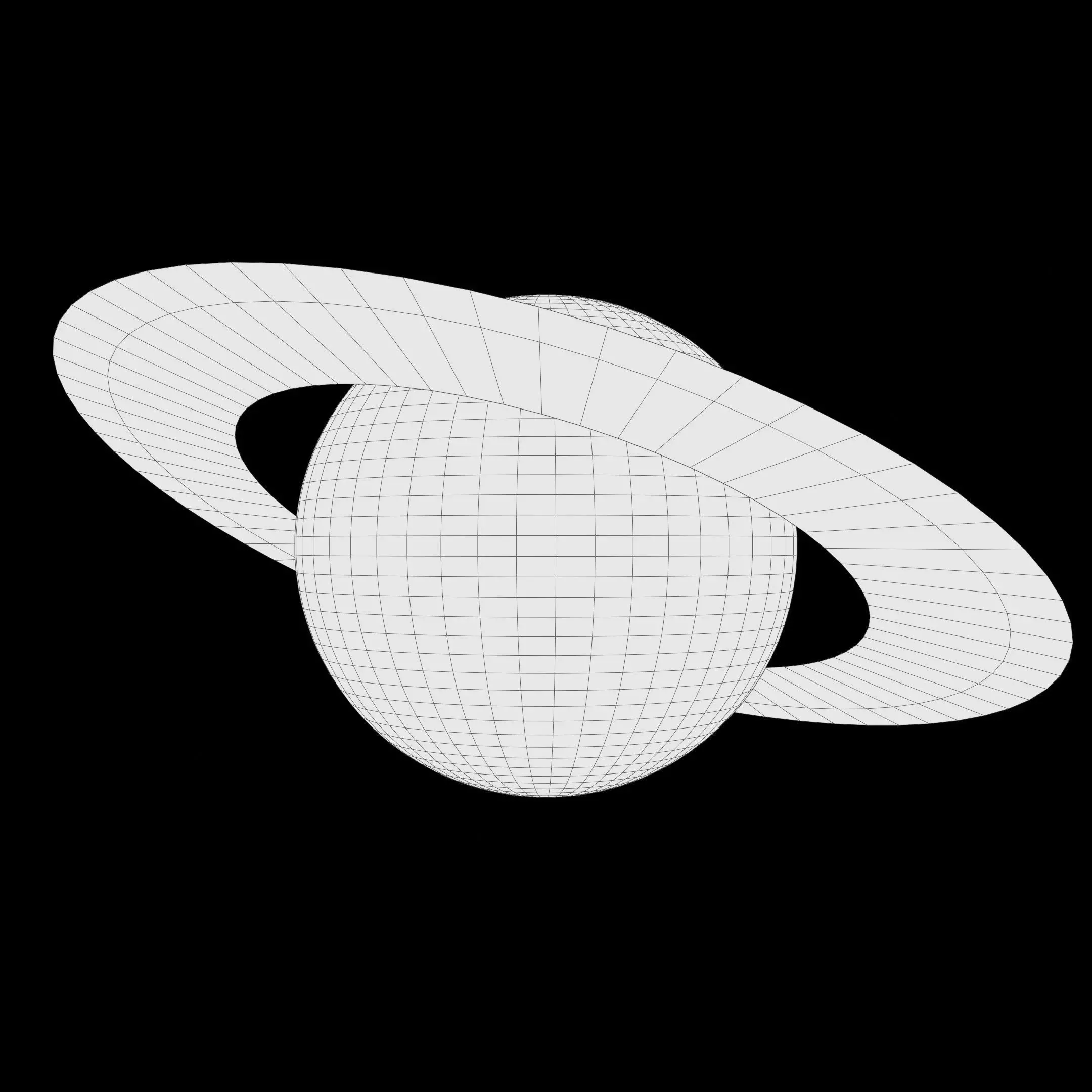 Planet Saturn PBR 4K 3D model_12