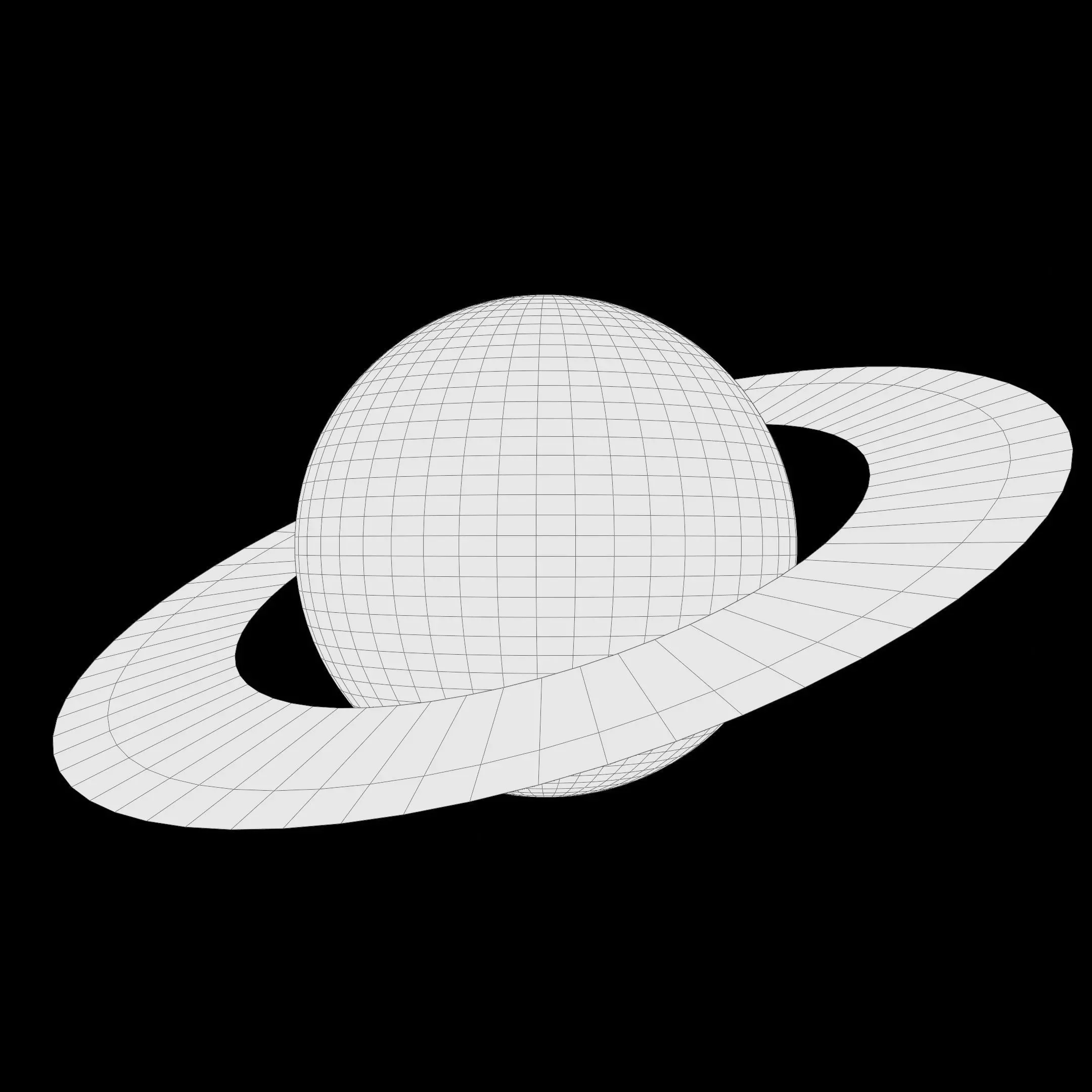 Planet Saturn PBR 4K 3D model_7