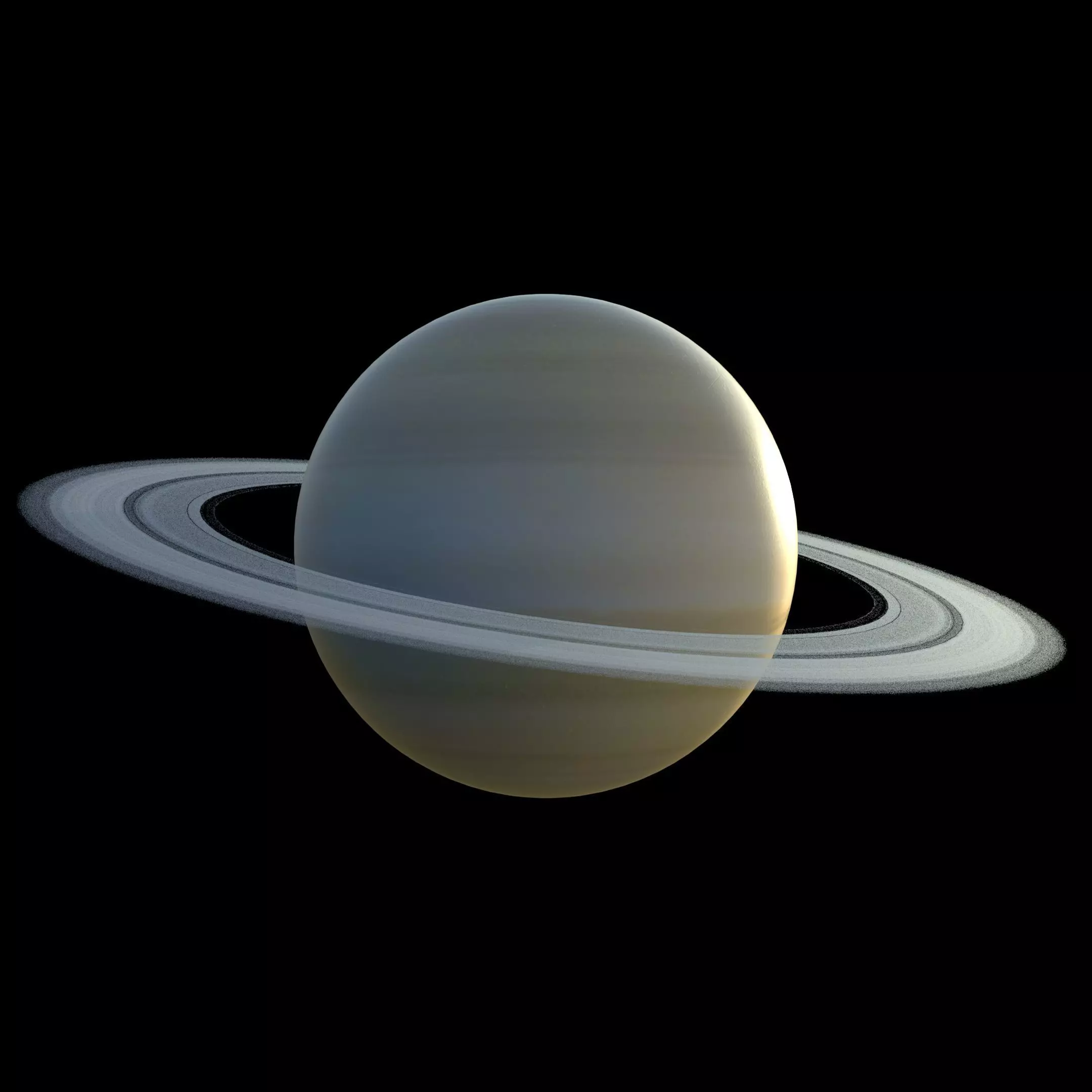 Planet Saturn PBR 4K 3D model_2