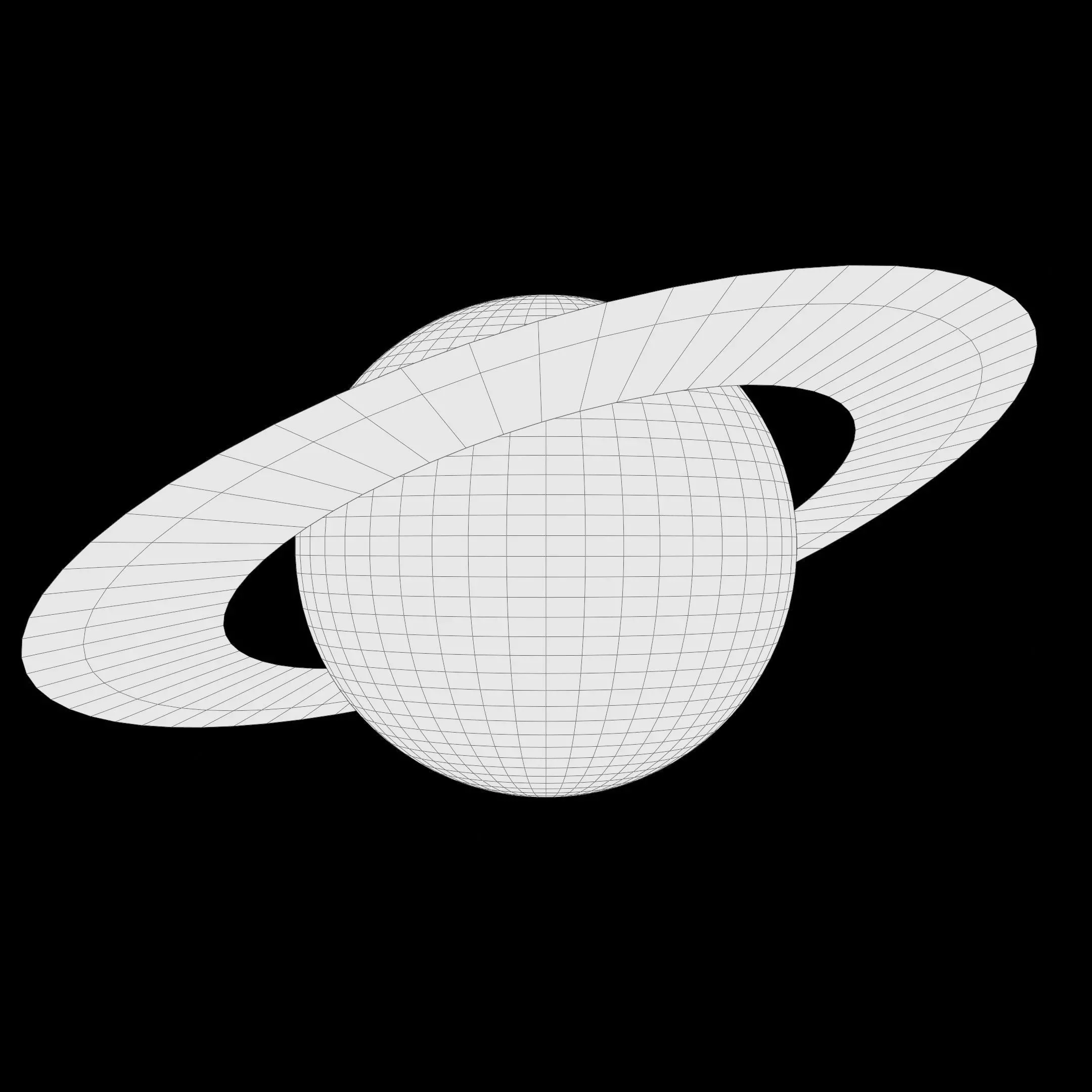 Planet Saturn PBR 4K 3D model_11