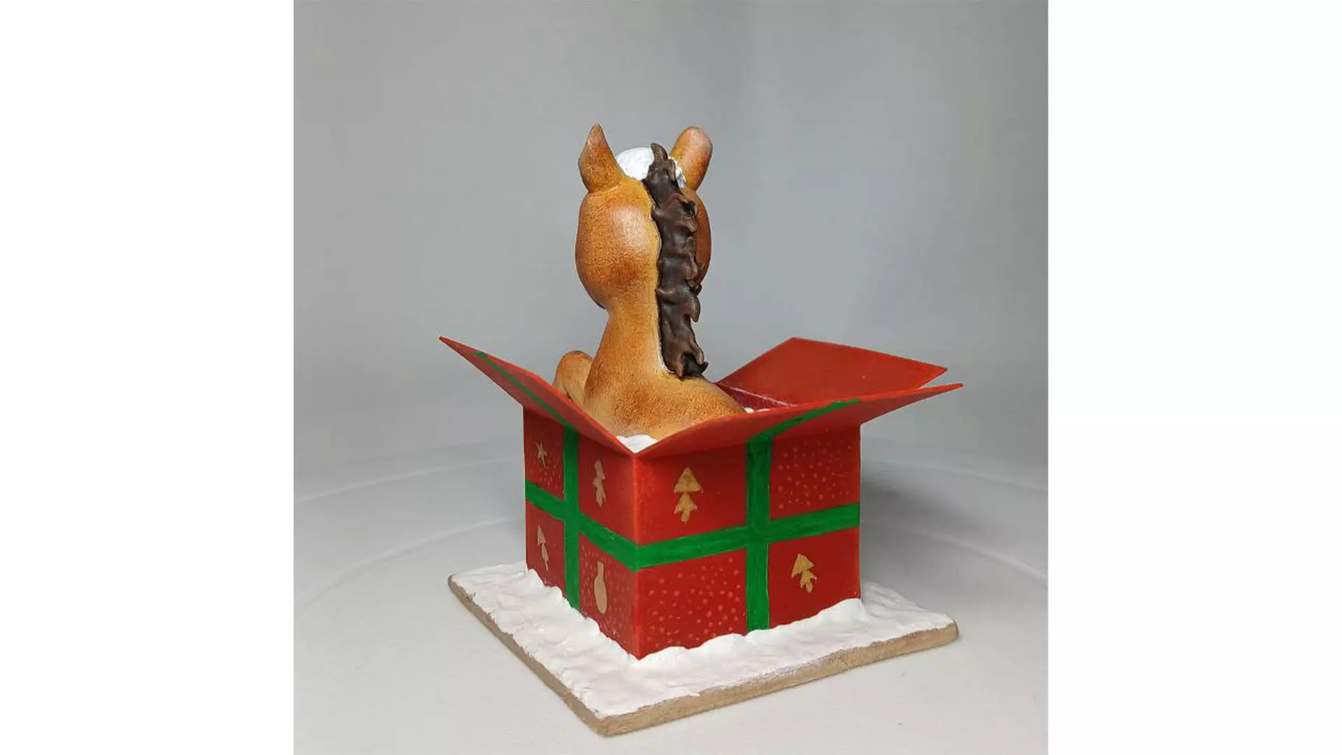 Baby Horse in the gift box 3D Printable 3D print model_1