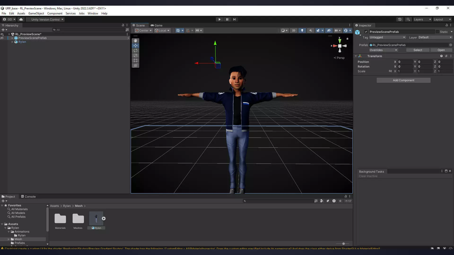 Rylan Stylized Male Character Low-poly 3D model_26