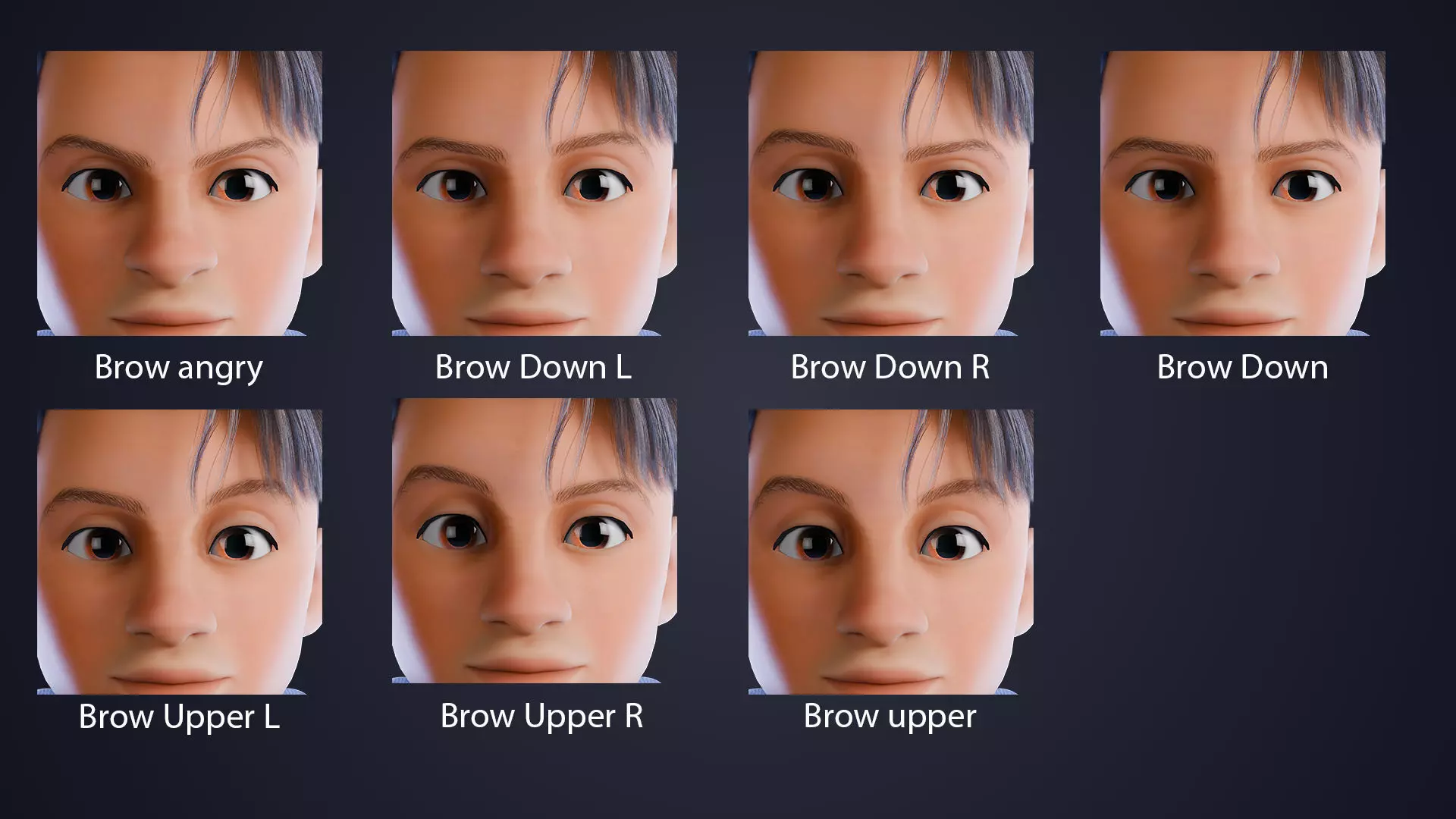 Rylan Stylized Male Character Low-poly 3D model_3