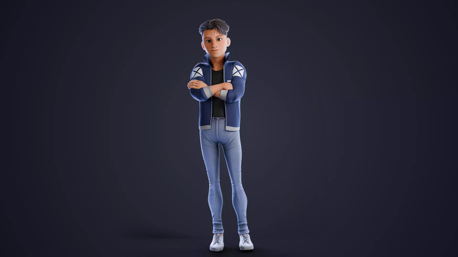 Rylan Stylized Male Character Low-poly 3D model_9