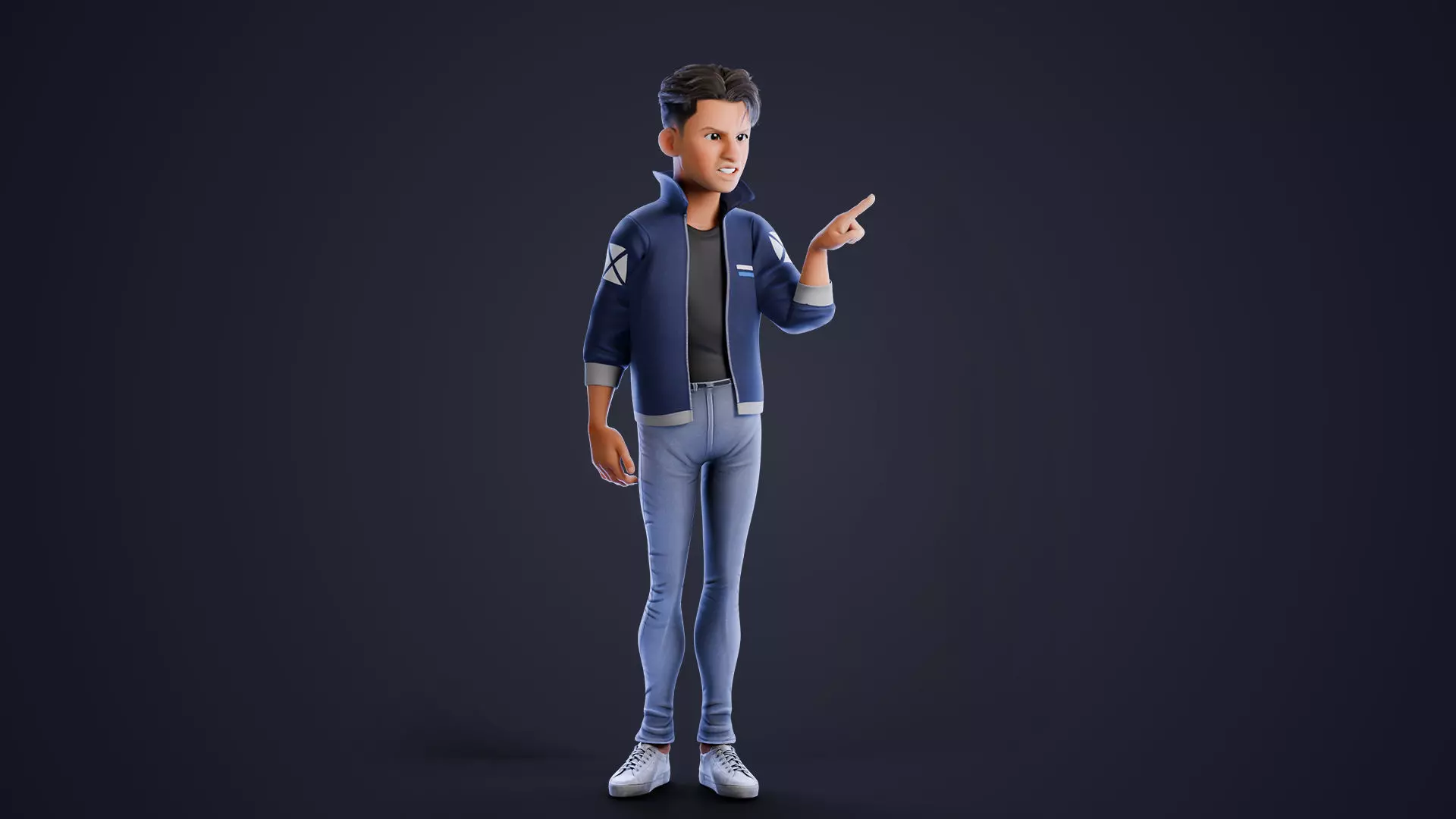 Rylan Stylized Male Character Low-poly 3D model_18