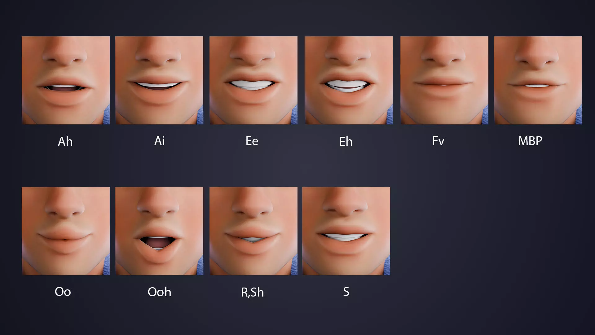 Rylan Stylized Male Character Low-poly 3D model_5