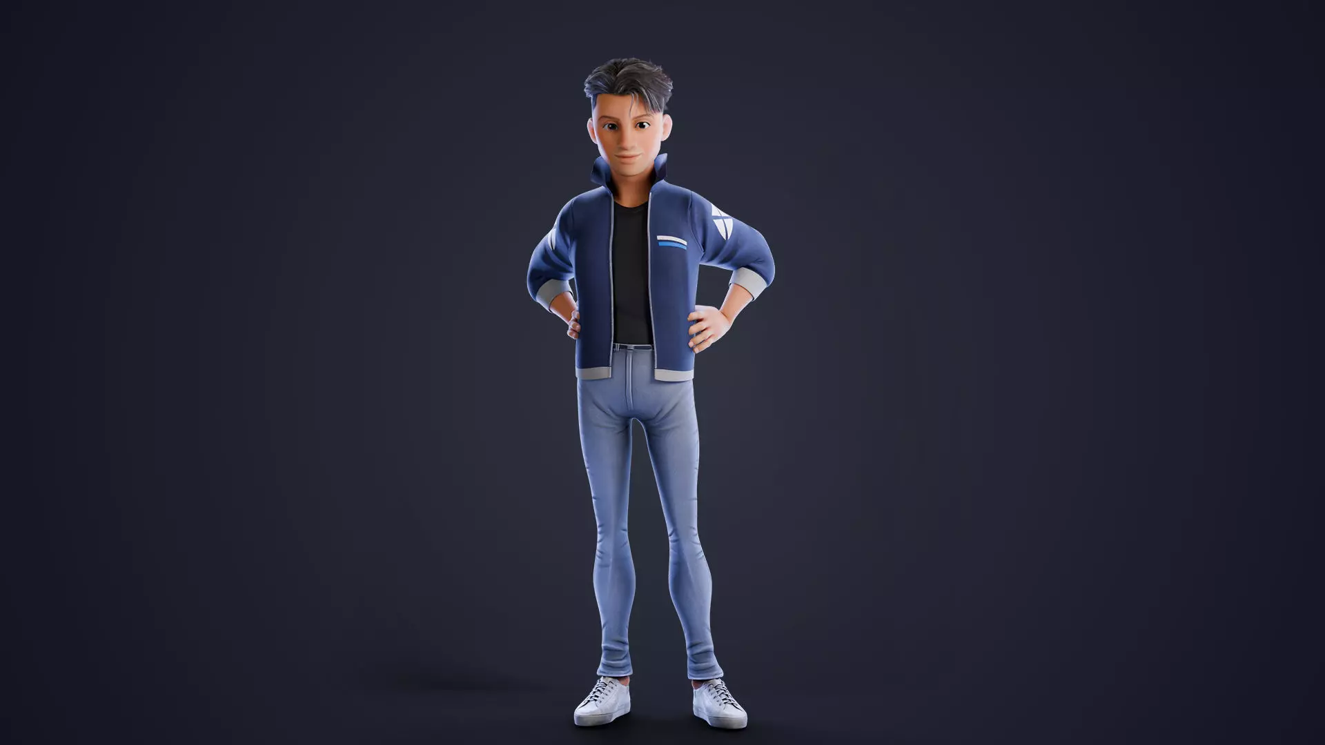 Rylan Stylized Male Character Low-poly 3D model_10