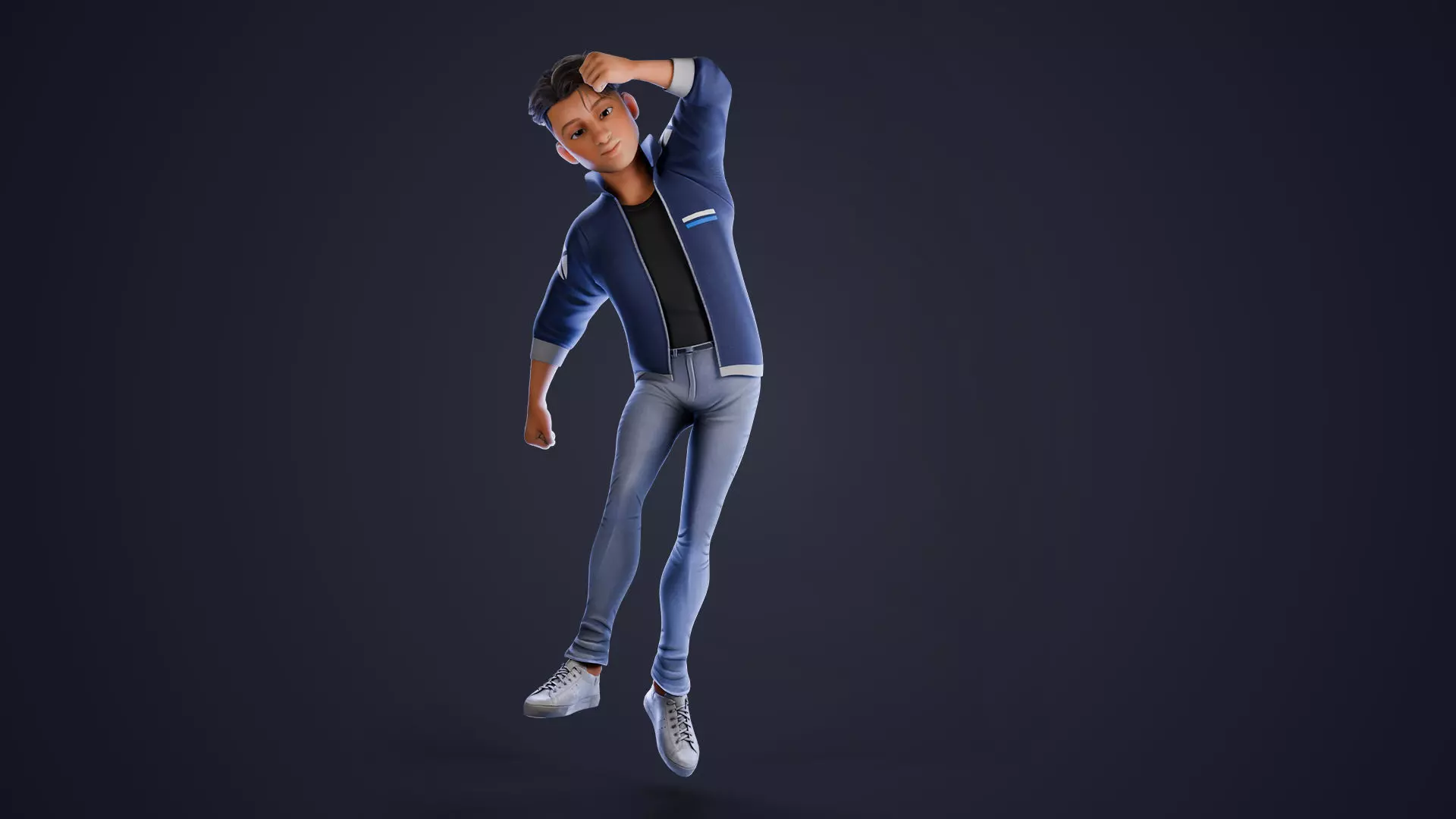 Rylan Stylized Male Character Low-poly 3D model_16
