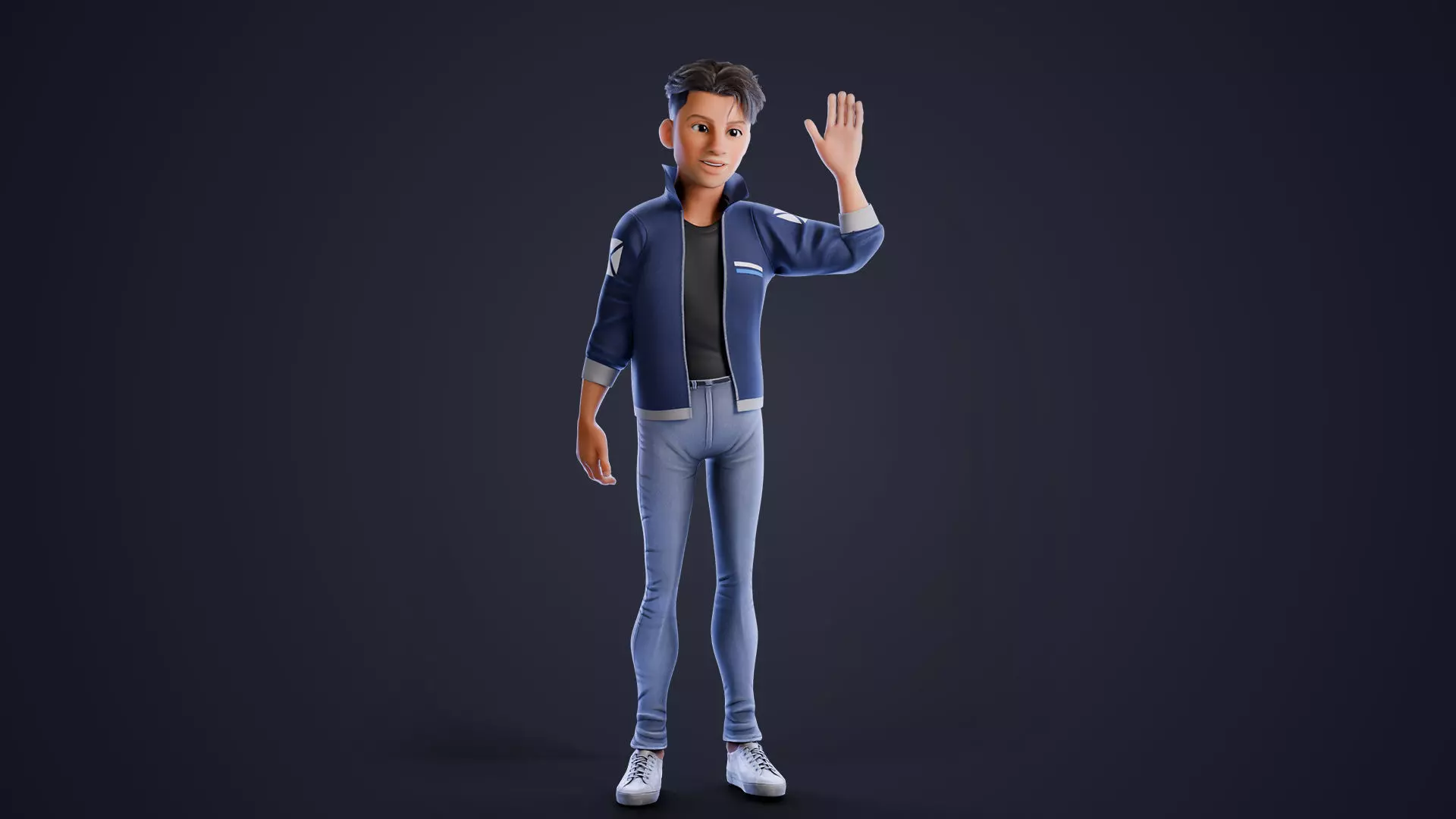 Rylan Stylized Male Character Low-poly 3D model_23