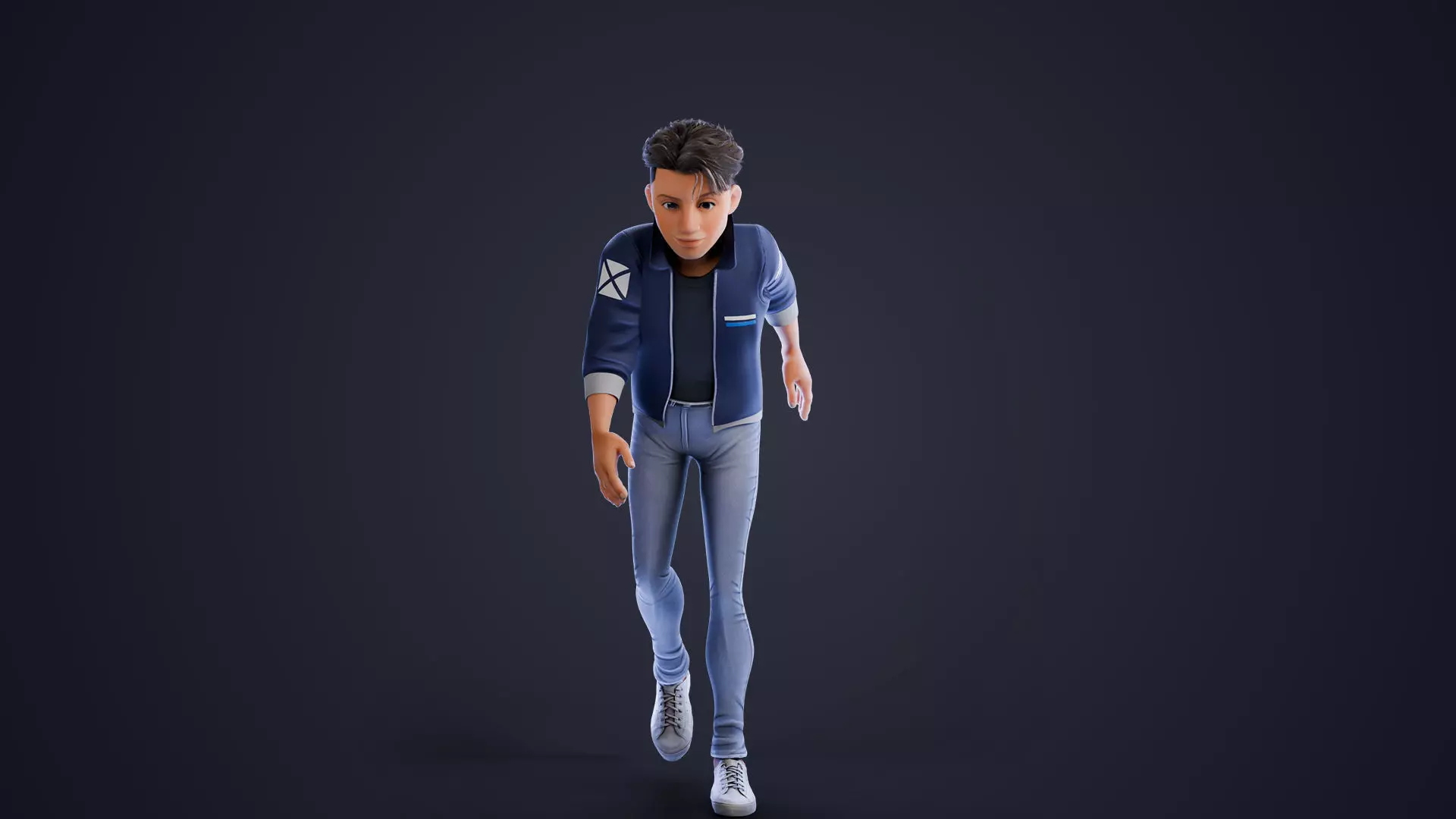 Rylan Stylized Male Character Low-poly 3D model_12