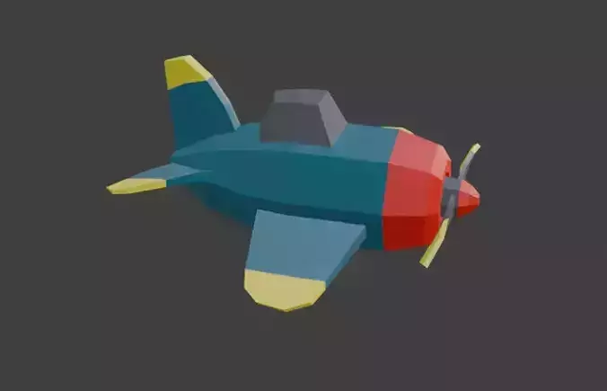 Low Poly Airplane 