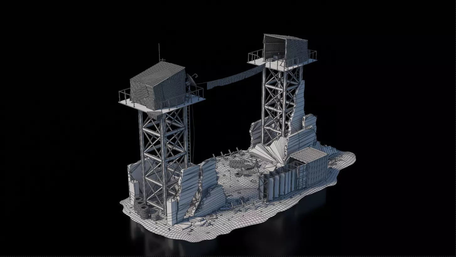 Warzone - Makeshift Entrance 3D model_7