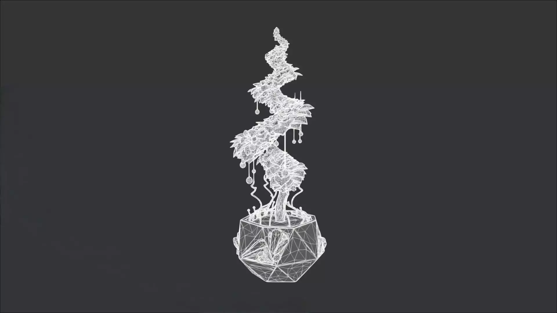 Alien Plant 3D model_2