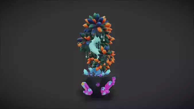 Alien Plant 3D model