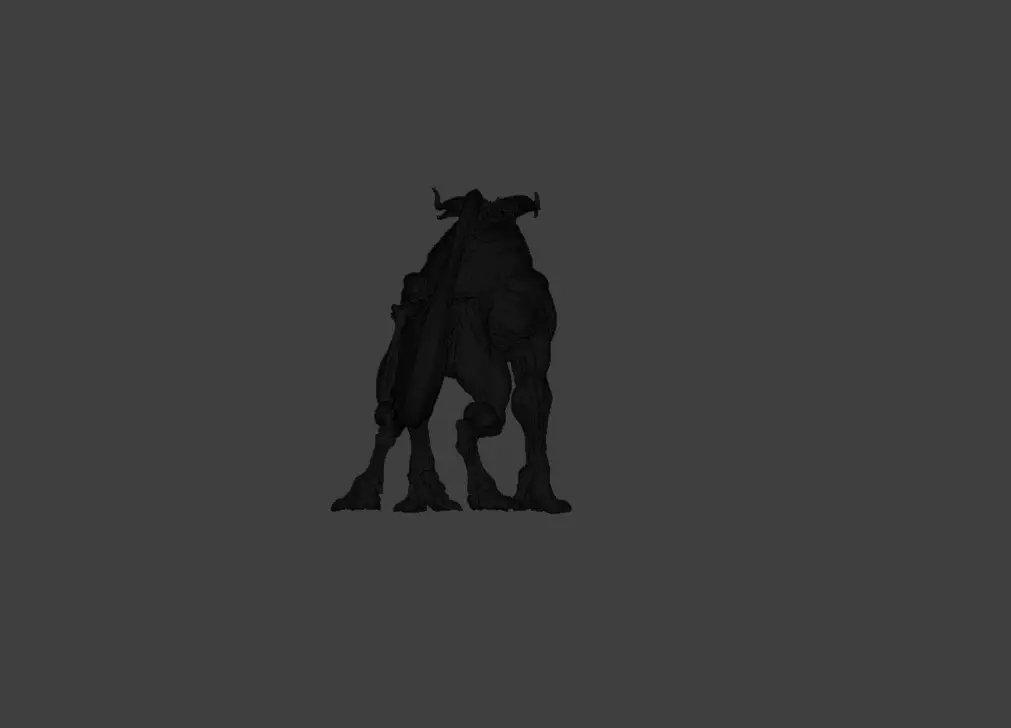 Spectral Beast Low-poly 3D model_25
