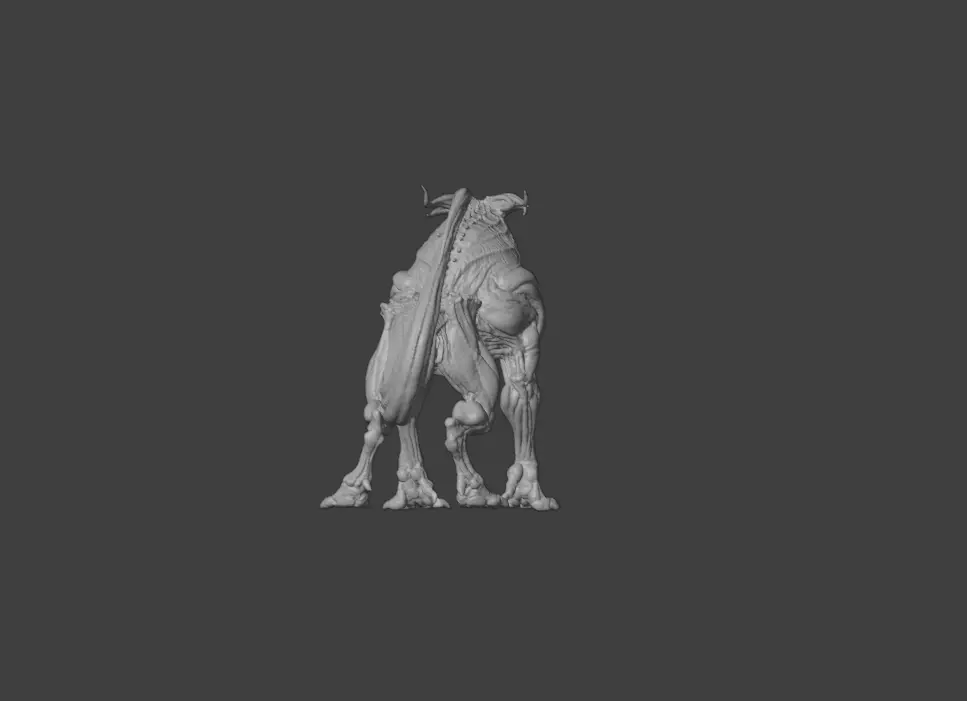 Spectral Beast Low-poly 3D model_19