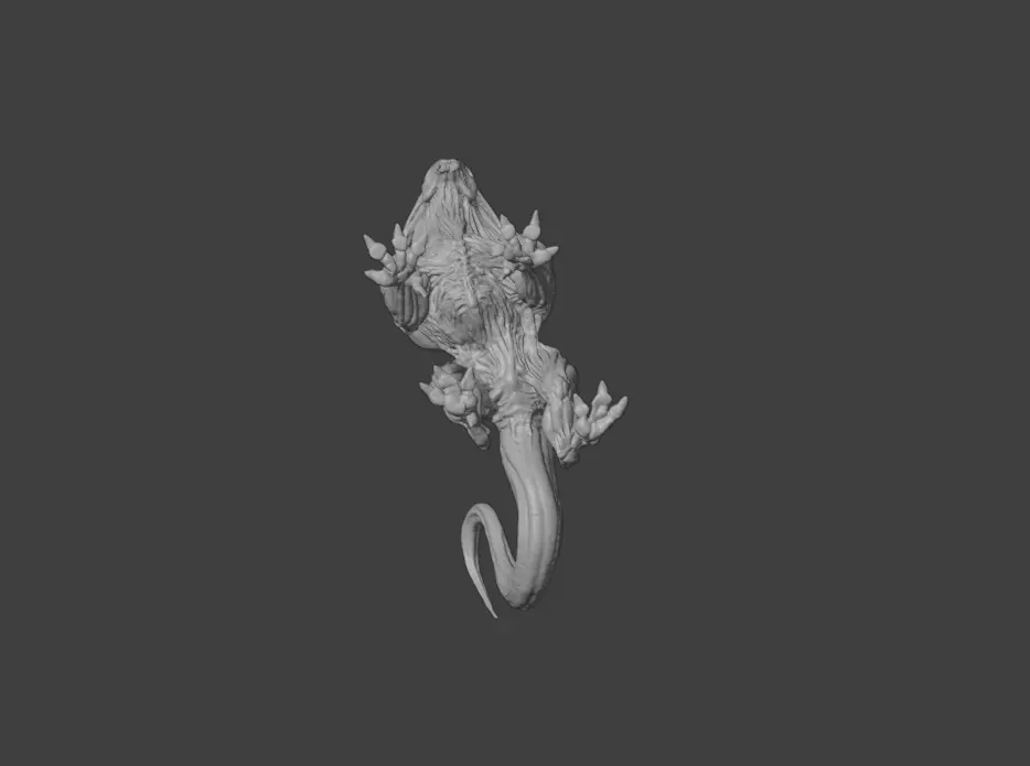 Spectral Beast Low-poly 3D model_22
