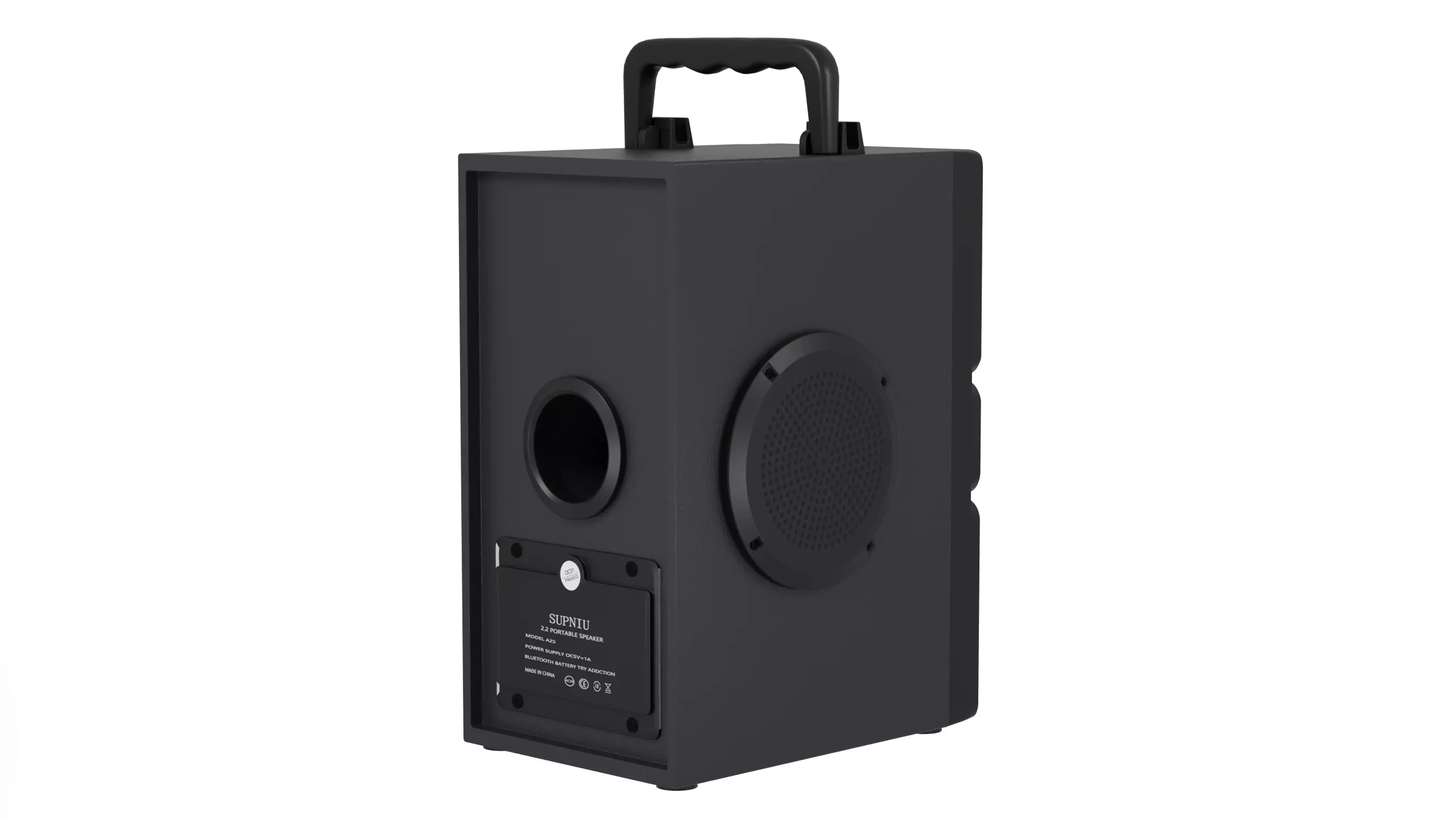 Portable Bluetooth Speaker 3D Model 3D model_1