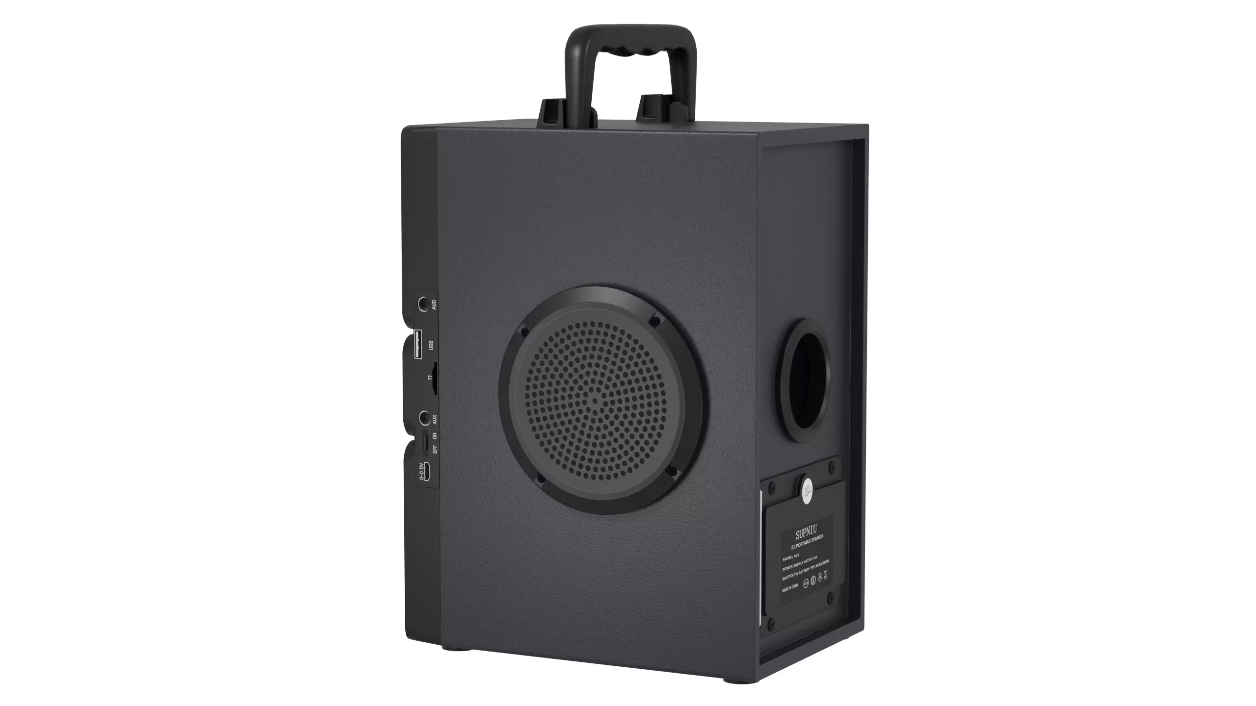 Portable Bluetooth Speaker 3D Model 3D model_11