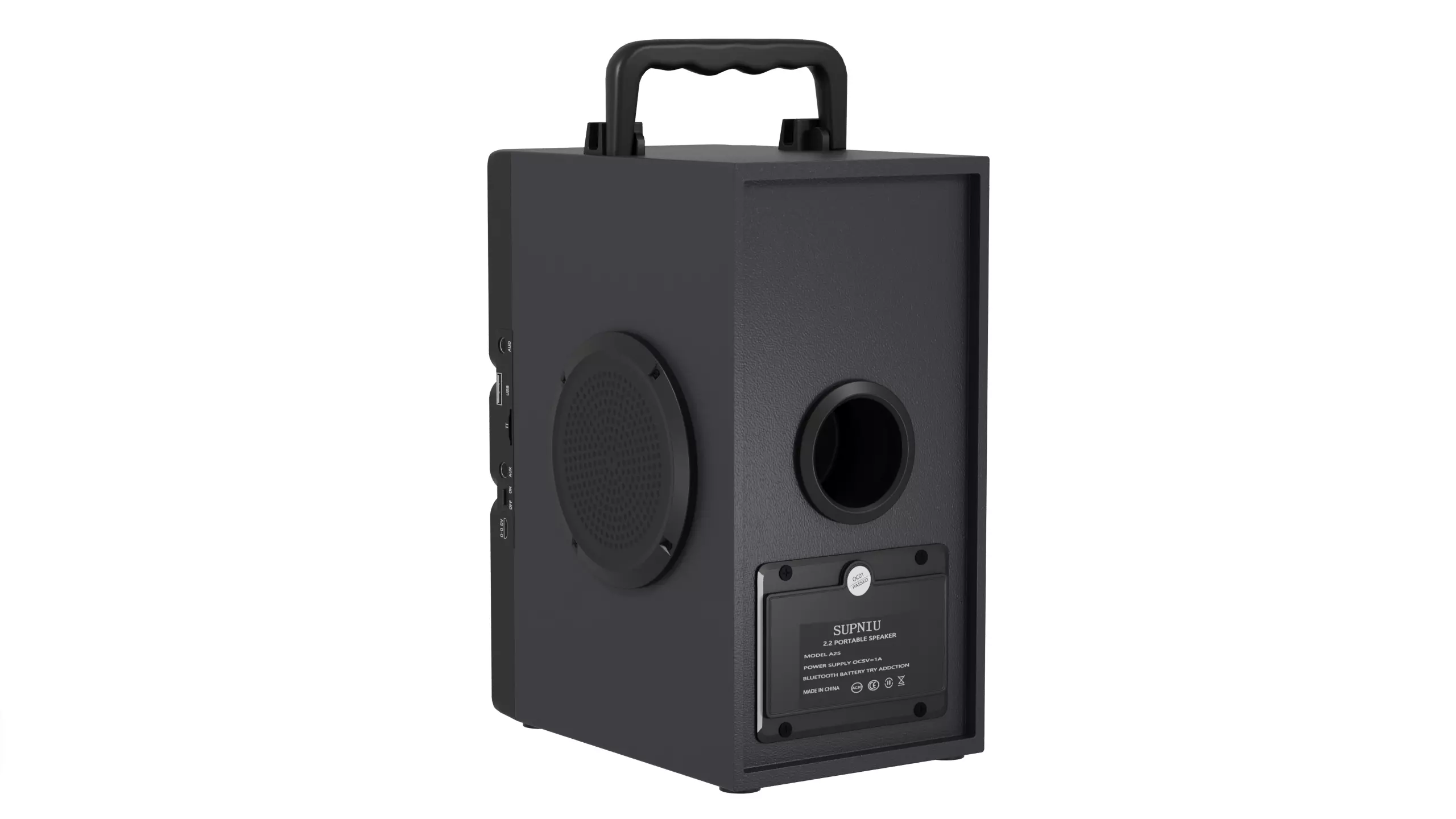 Portable Bluetooth Speaker 3D Model 3D model_12