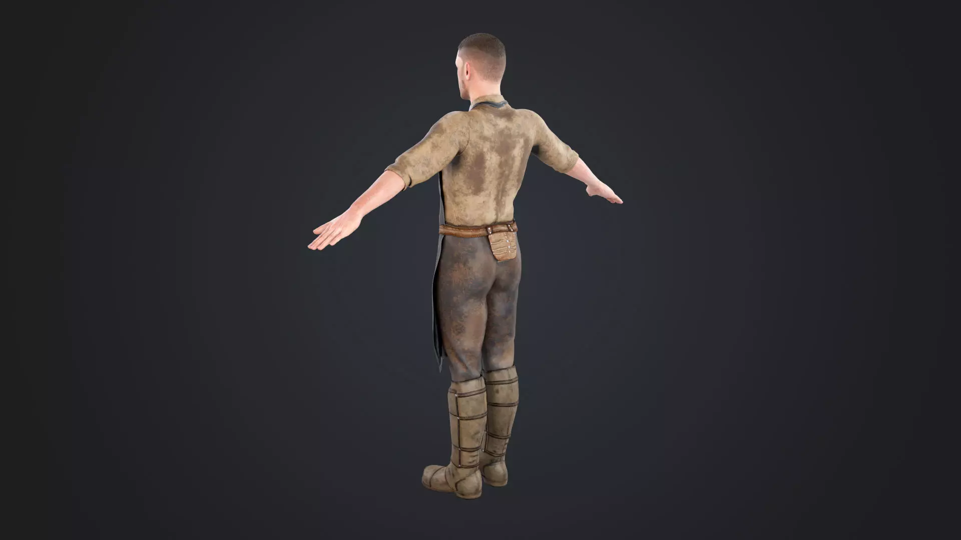 Blacksmith Low-poly 3D model_8