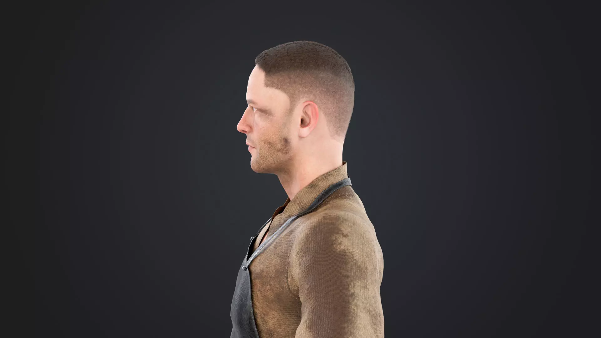 Blacksmith Low-poly 3D model_12