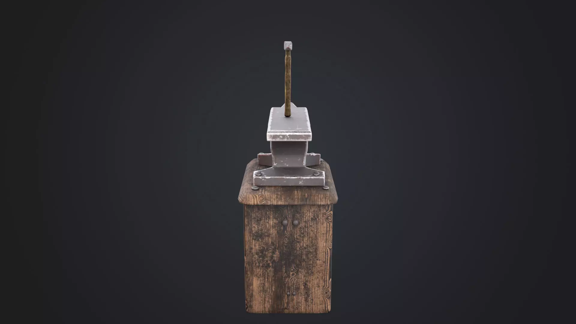 Blacksmith Low-poly 3D model_22