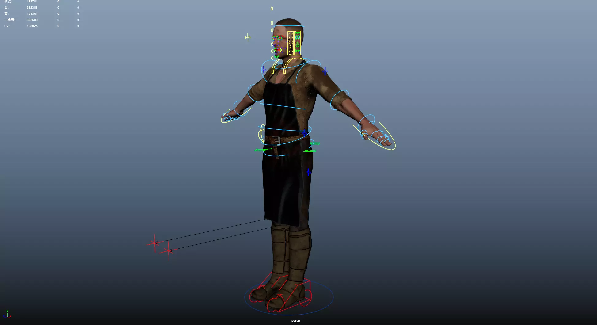 Blacksmith Low-poly 3D model_30