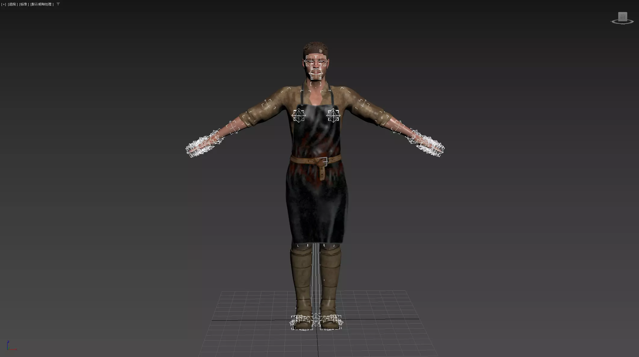 Blacksmith Low-poly 3D model_34