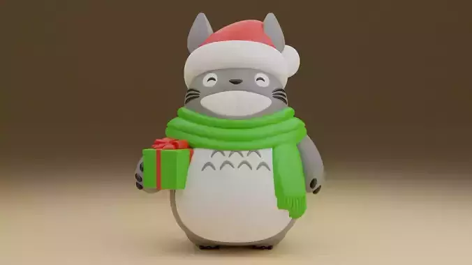 Christmas totoro 01