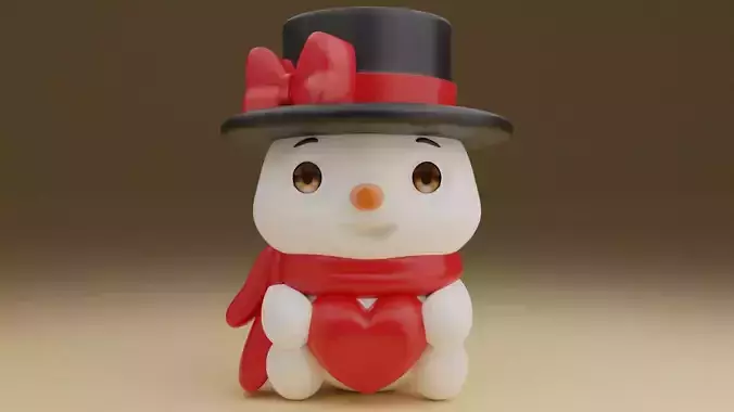 Christmas snow man 5