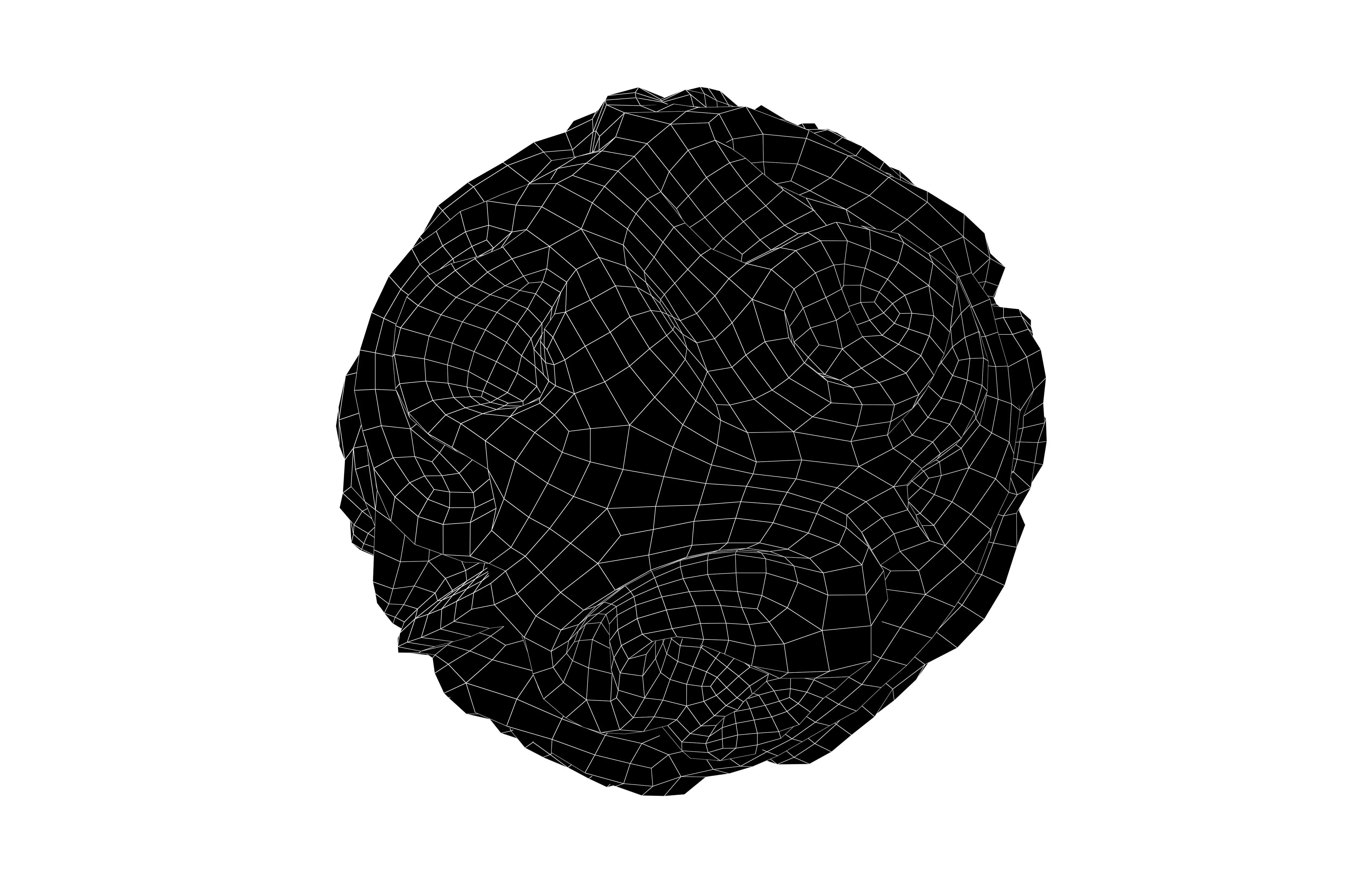 Abstract Shape v31 001 Low-poly 3D model_6