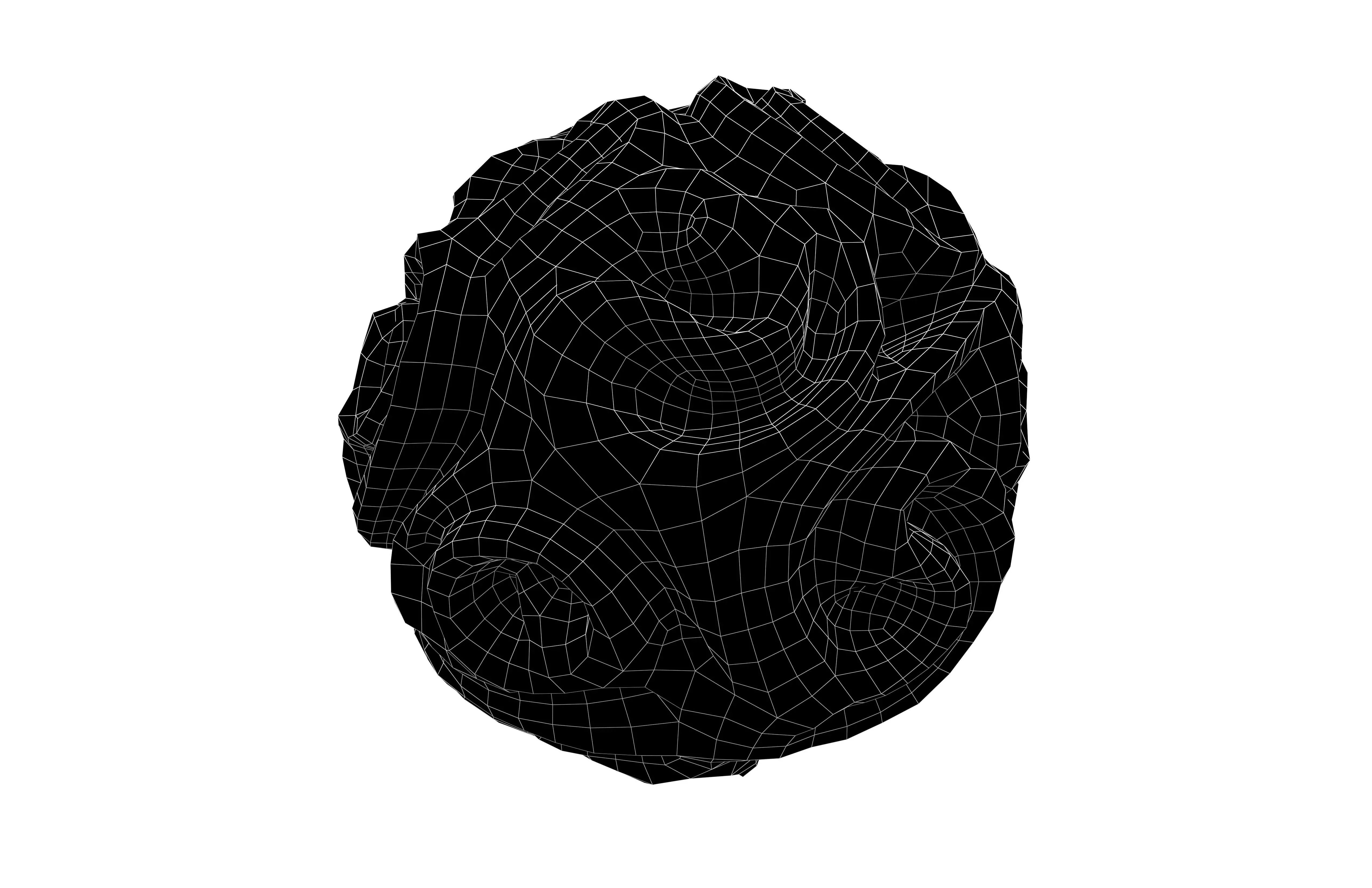 Abstract Shape v31 001 Low-poly 3D model_7