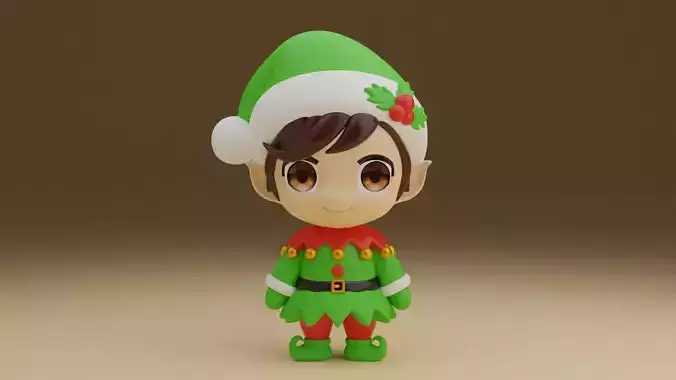 Christmas quirky elf 01