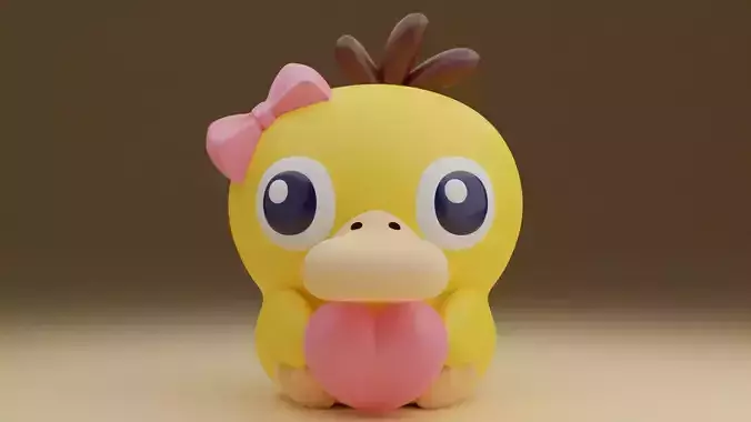 Valentine psyduck pokemon 