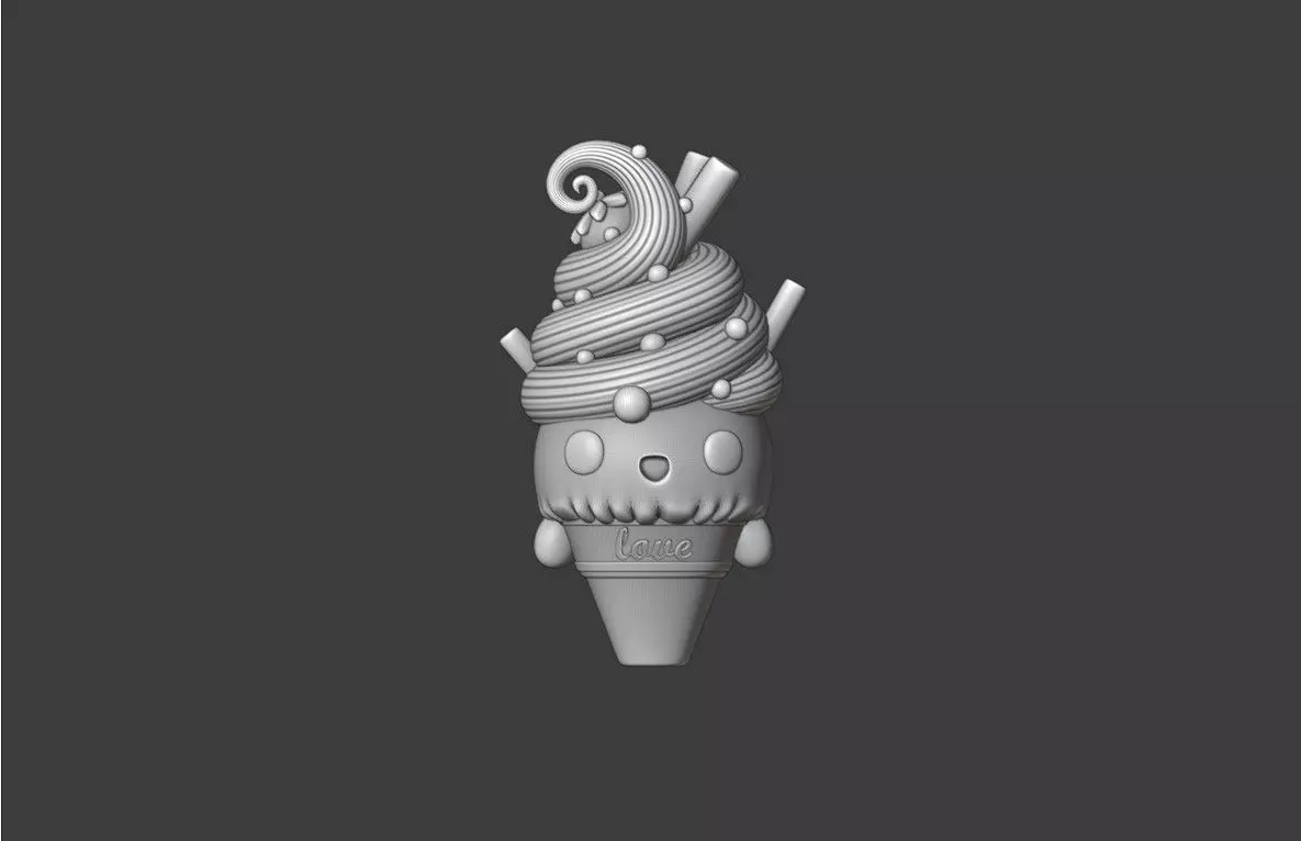 ice cream 3D print model_1