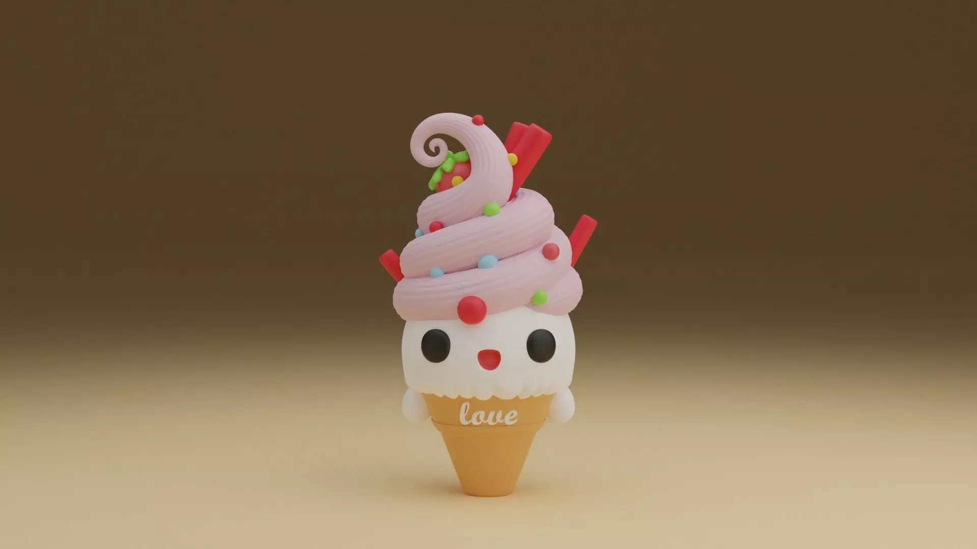 ice cream 3D print model_0