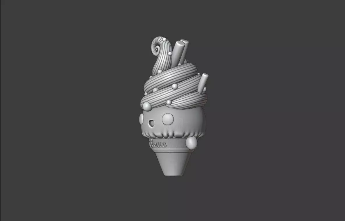 ice cream 3D print model_8