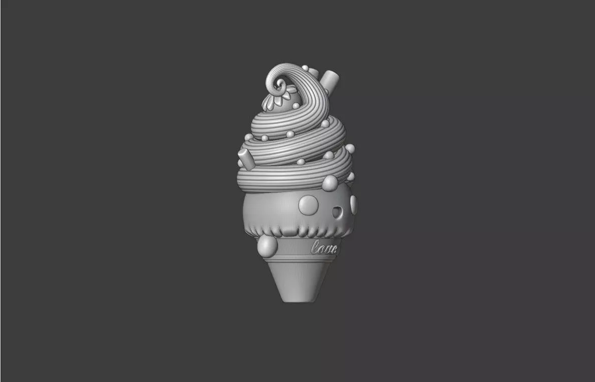 ice cream 3D print model_2