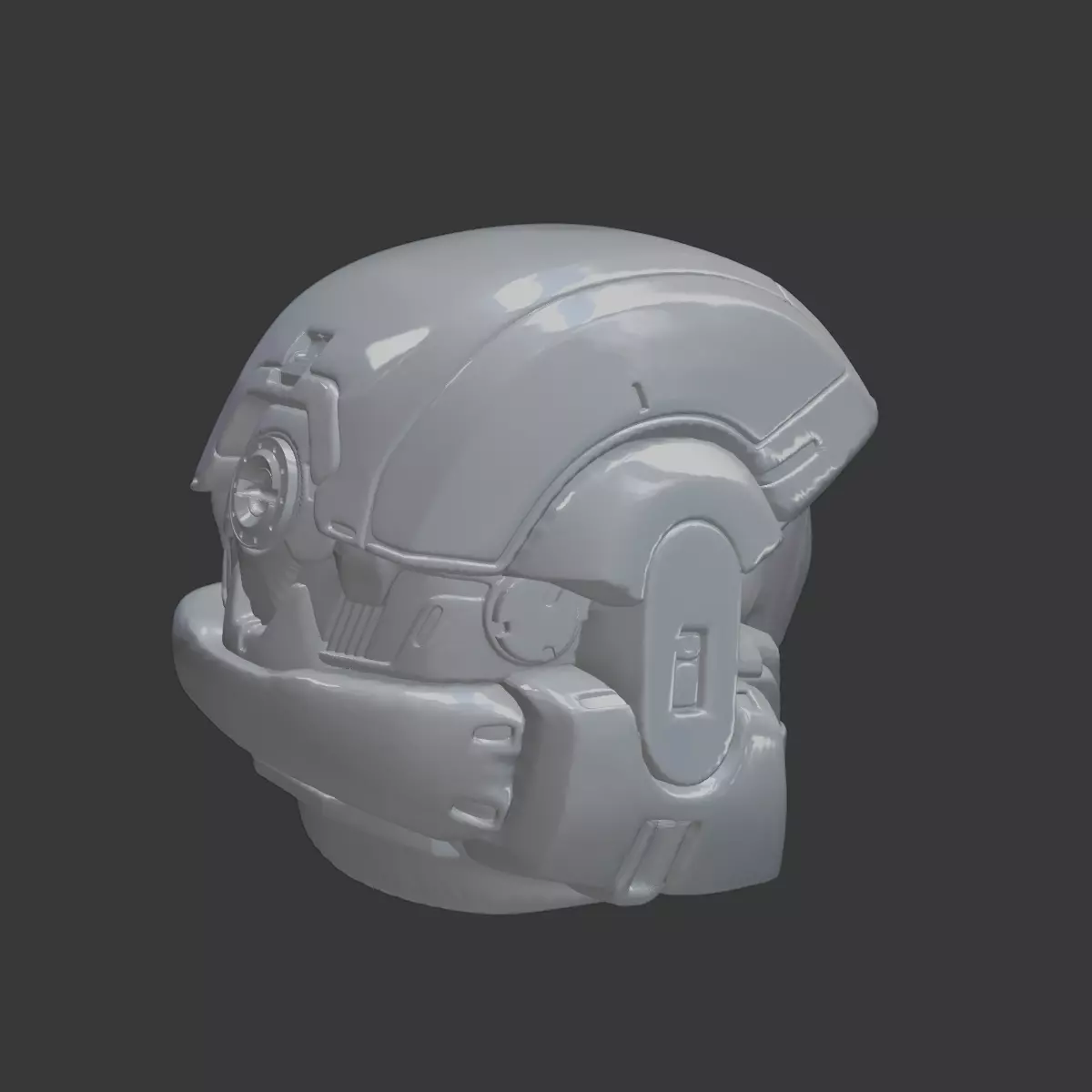 Orbital Drop Shock Trooper Halo 3D Printable Soldier STL Model 3D print model_2