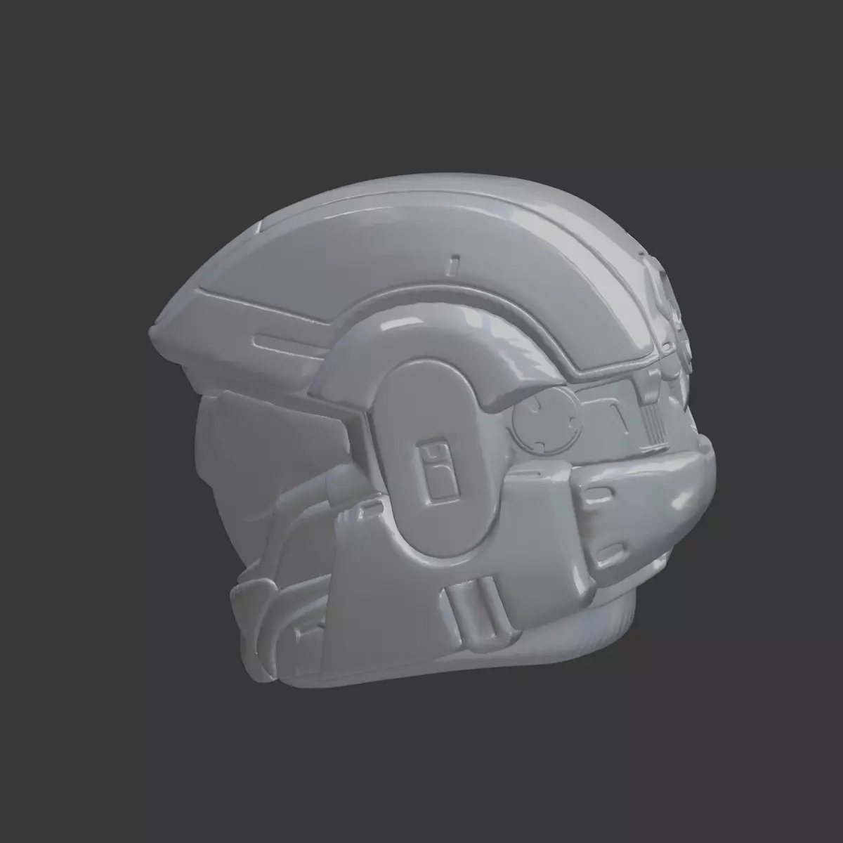 Orbital Drop Shock Trooper Halo 3D Printable Soldier STL Model 3D print model_3