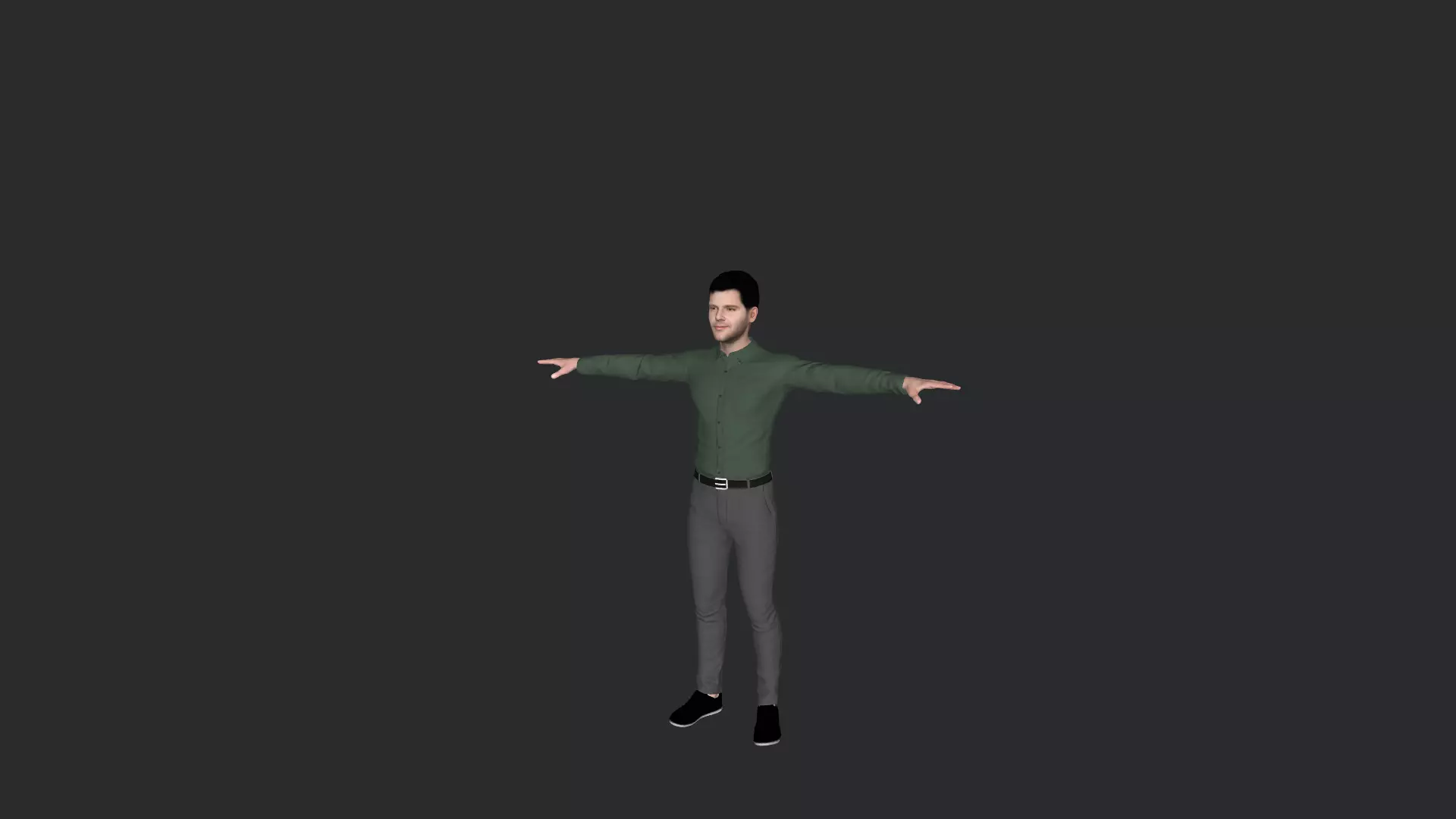 Ricky Martin Realistic Full Body Fully Rigged 3D model_8